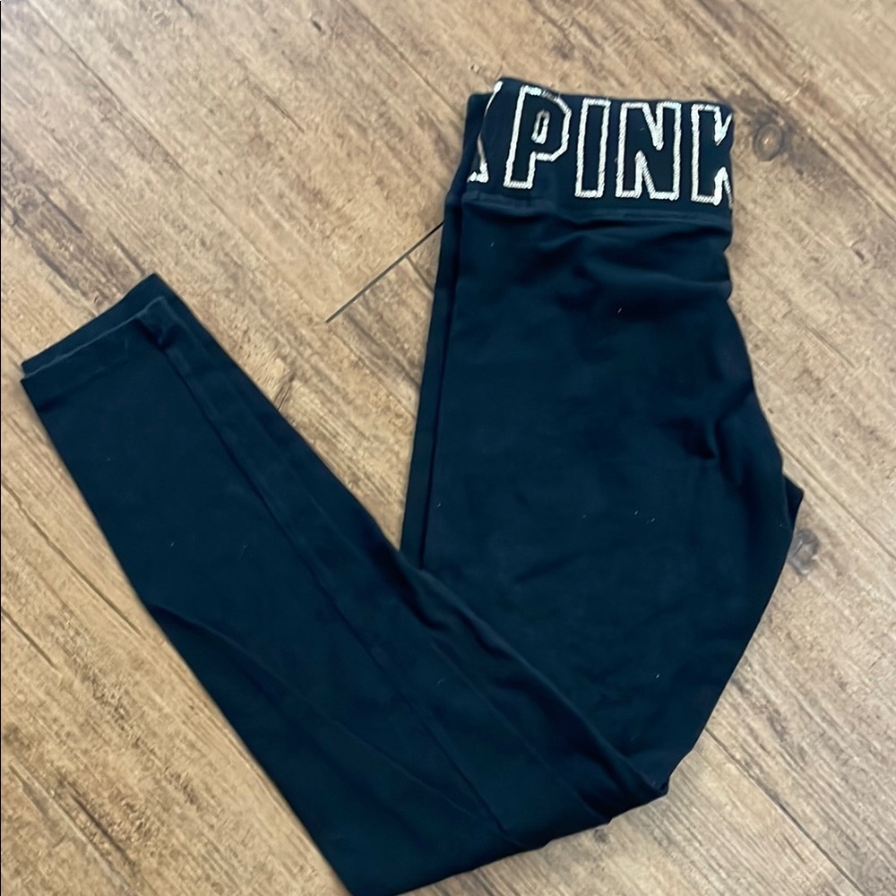 PINK Victoria's Secret Black Leggings